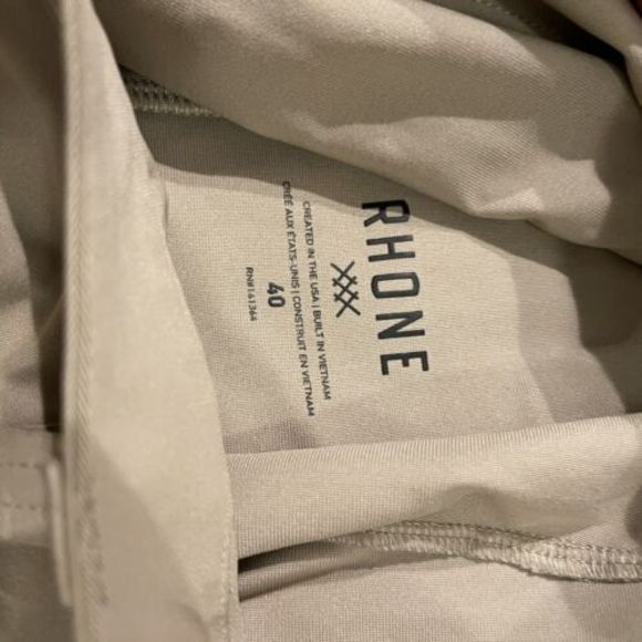 RHONE Commuter Shorts Size 40  Beige - Picture 3 of 5